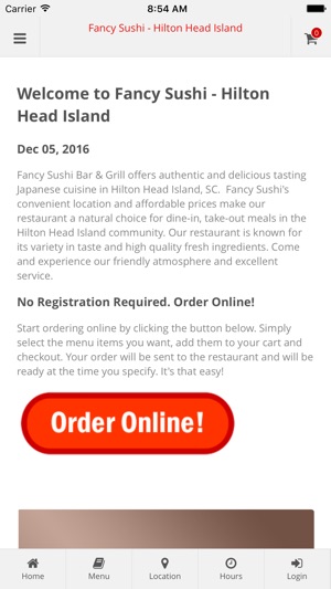 Fancy Sushi Hilton Head(圖1)-速報App