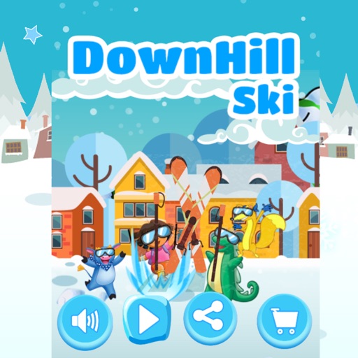 Downhill Skiing Kids Game for dora the explorer iOS App