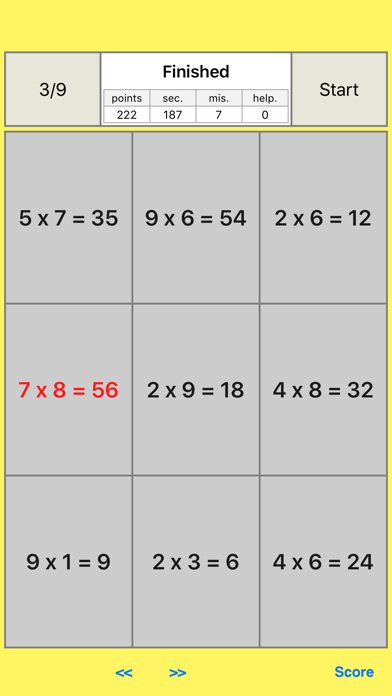 one digit multiplication tADa screenshot 3