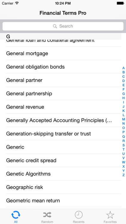 Financial Terms Pro - Investing & Banking Glossary
