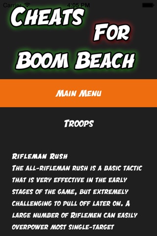 Cheats Guide For Boom Beach screenshot 3