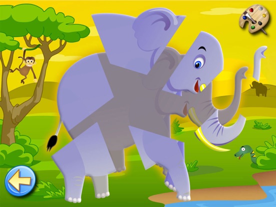 Savanna Animals: Toddlers Games Puzzles Kids Free screenshot 4