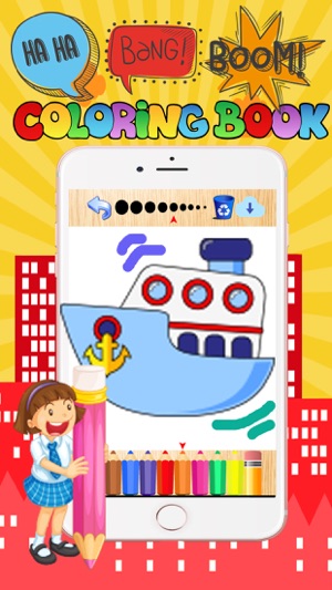 Vehicle coloring book free crayon games for kids(圖4)-速報App