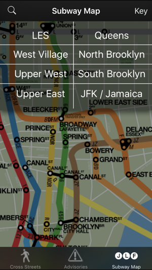 CrossWalk NYC: cross-street finder & subway map(圖1)-速報App