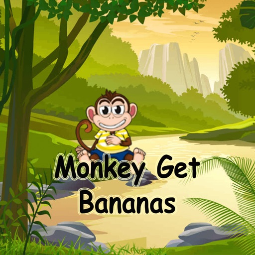 Monkey Get Bananas Icon