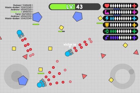 Tank.IO War - Free Tank games of snake screenshot 2