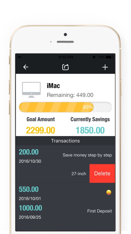 Saving Money Box 2Pro-Savings Account,Goal Tracker