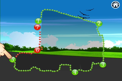 Trucks - Connect Dots for preschoolers screenshot 3