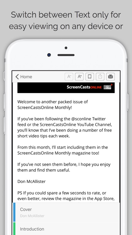 ScreenCastsOnline Magazine