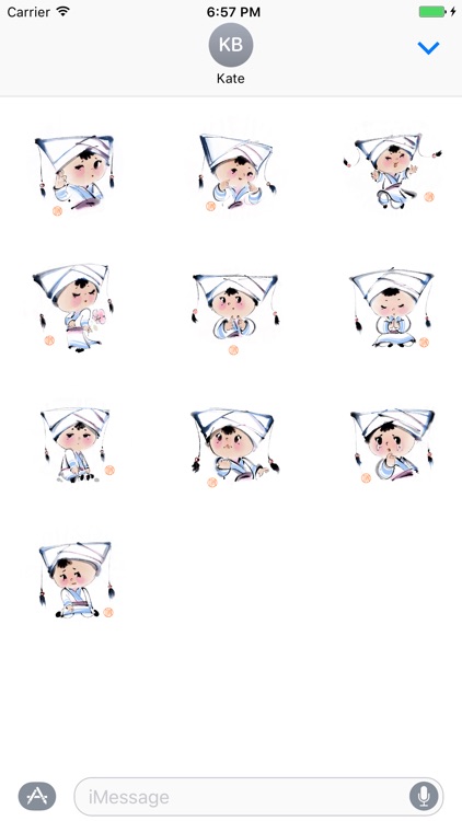 China Doll Stickers