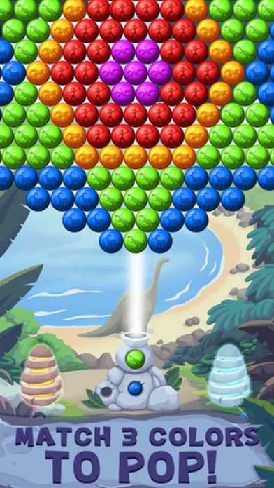 Bubble Dino Jungle screenshot 2