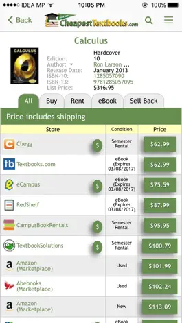 Game screenshot CheapestTextbooks.com hack