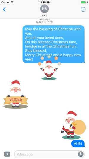 Smiling Santa Claus for Christmas - Fx Sticker(圖1)-速報App