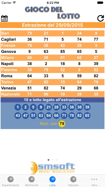 Estrazioni Lotto screenshot-3