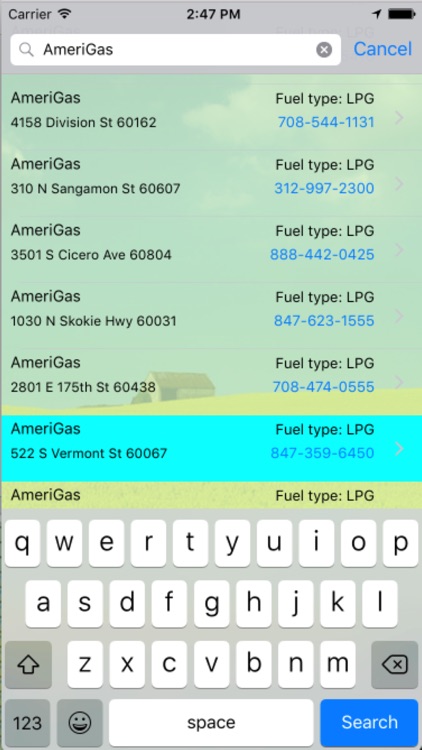 Chicago Green Fuel Finder Lite