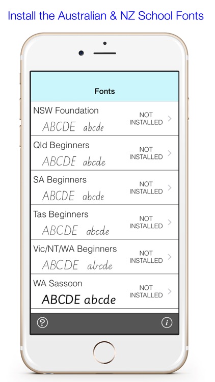 Australian/NZ School Fonts To Install