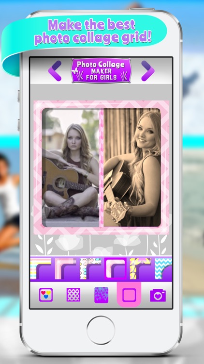 Photo Collage Maker for Girls with Camera Effects