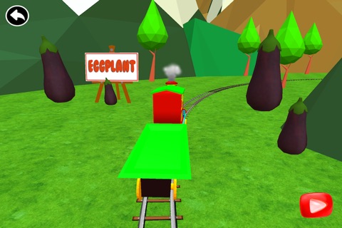 Fruits & Vegetables Train Driving Game For Kids screenshot 4