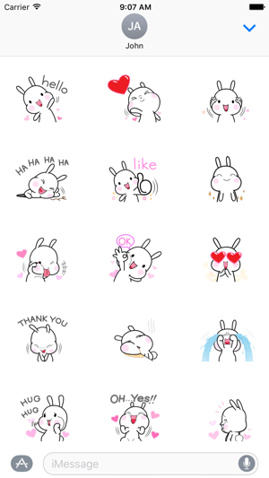 Naughty Rabbit Sticker(圖1)-速報App