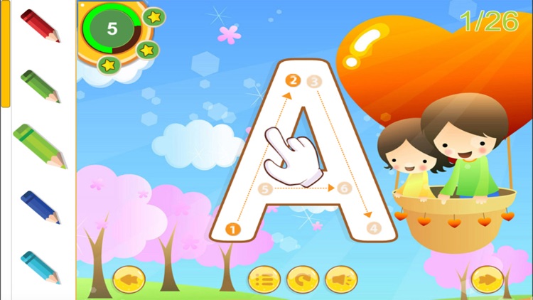 ABC English Alphabet Tracing for boy and girl