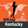 Kentucky mapa offline y guía de viaje