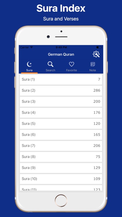 German Quran and Easy Search