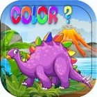 1st Dinosuar Colour Matching Coloring Girls & Boys