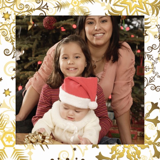 Holiday Christmas Frame - Instant pic frames Icon
