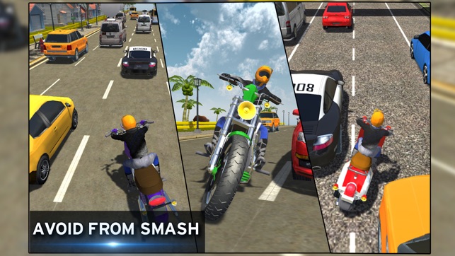 Bike racing Highway Traffic Wheeling 3D master(圖4)-速報App