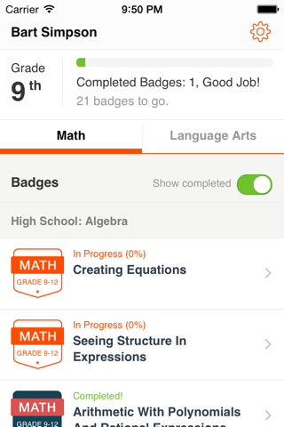 Common Core Quest - Math and ELA Quizzes screenshot 2