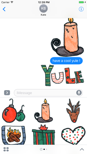 Yule Stickers