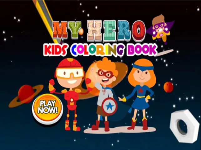 Billede 1 Super Power Girls Mom&Dad Family coloring book fun starter game iphone