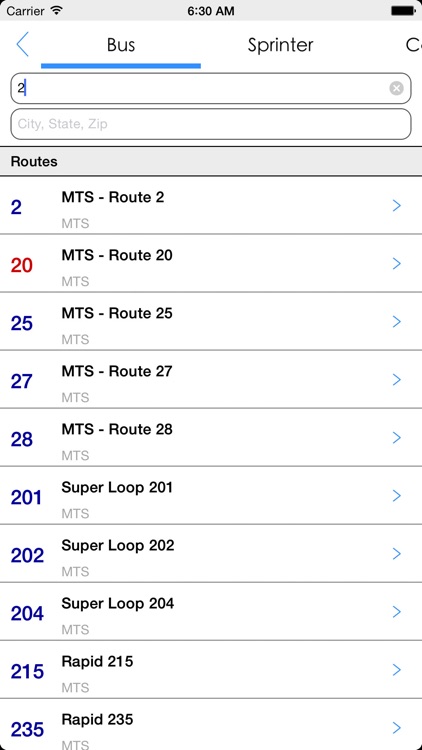 Transit Tracker - San Diego (MTS) screenshot-4