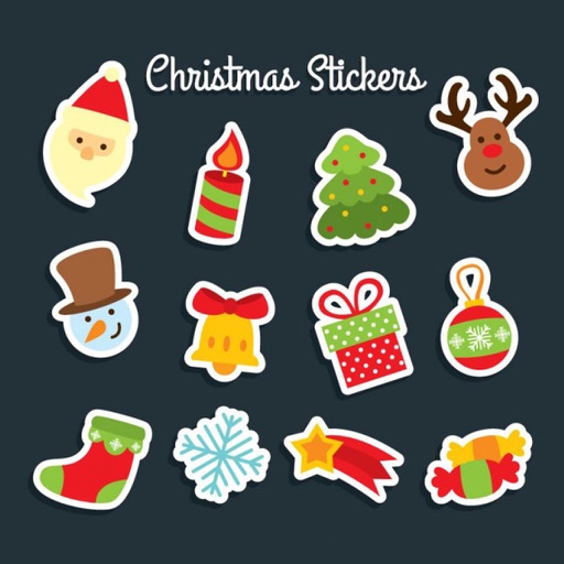 Jolly Christmas Sticker Icon