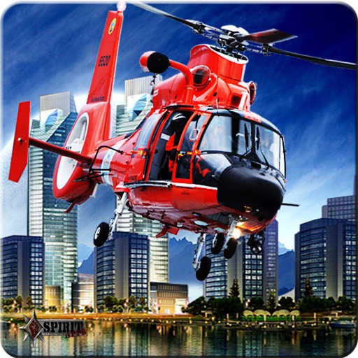 City Air Helicopter Mission 3D pro Icon