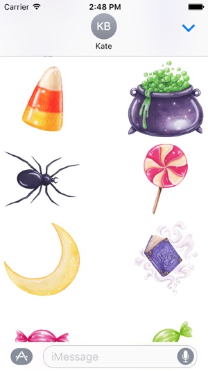 Halloween Hand-Drawn Stickers(圖5)-速報App