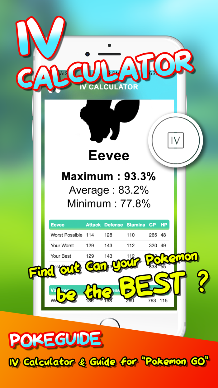 PokeGuide - IV Calculator  Guide for Pokemon GO