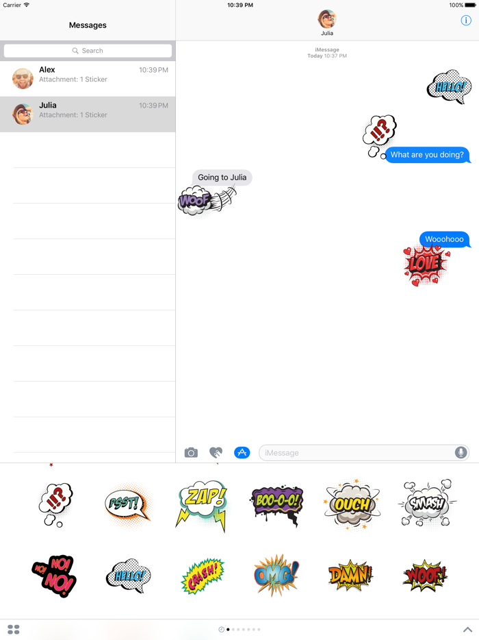 Poof Comics Stickers