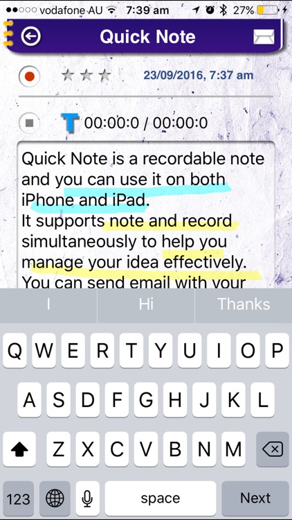 Quick Note Pro