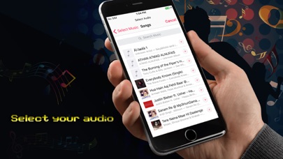 How to cancel & delete Video & Audio Mixer as Background Music from iphone & ipad 1