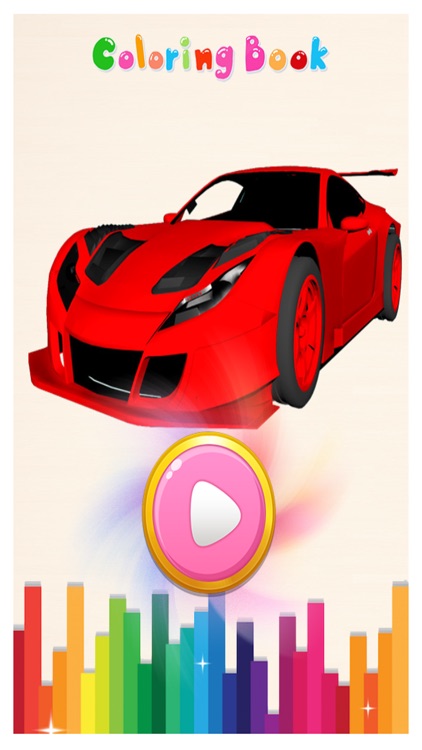 Vehicles Cars Coloring Painting Book Game