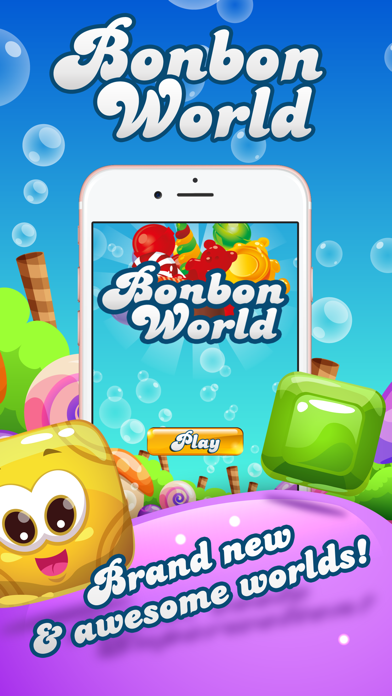 How to cancel & delete Bonbon World - Candy Puzzle from iphone & ipad 1