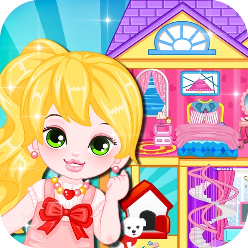 Princess Sophia's bedroom - Princess Sophia Dressup develop cosmetic salon girls games