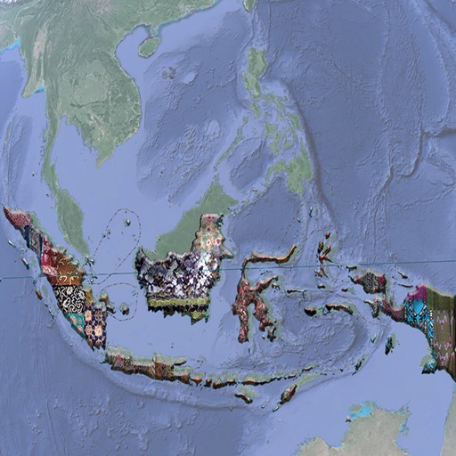 Map of Batik icon