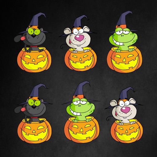 Halloween eMory Memo Matching Kids Game iOS App