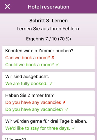 Phrasebook & Vocabulary - English, Spanish, German screenshot 3