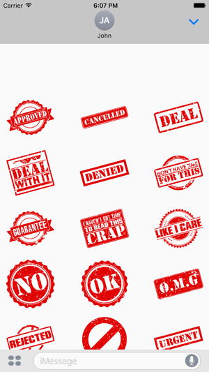 Kappboom™ Saucy Stamp Stickers