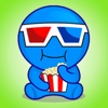 Lovable Blue Man ● Stickers for iMessage