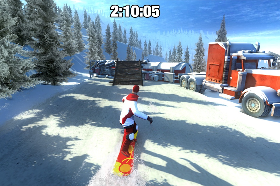 Downhill Snowboard 3D Winter Sports Free screenshot 3