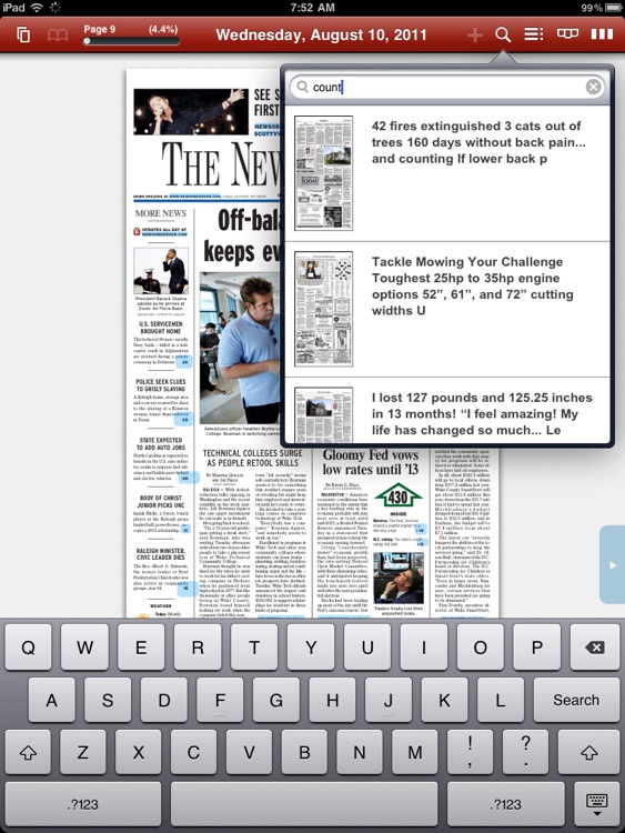 News & Observer e-edition